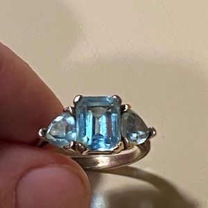 Sold 10k topaz ring